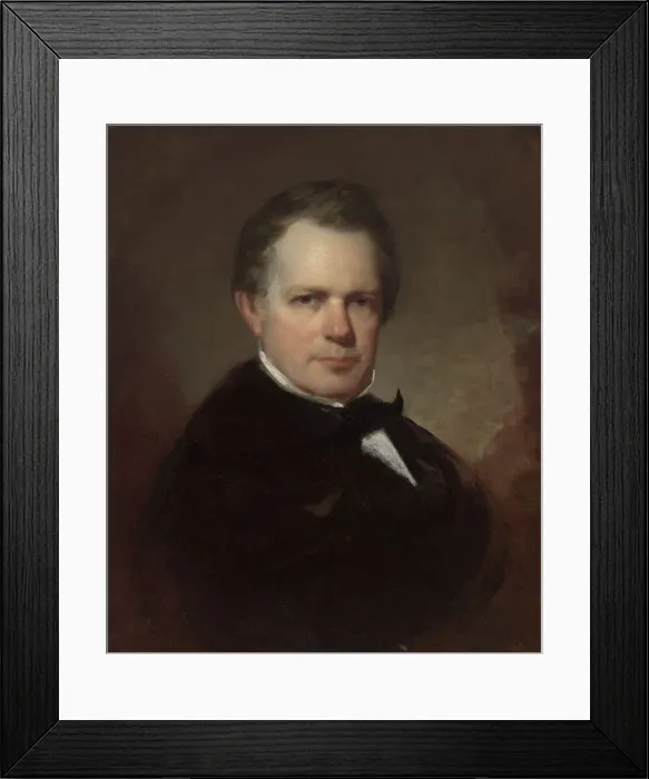 Framed Print : William Gilmore Simms, 19th century. Creator: Unknown Framed Print : William Gilmore Simms, 19th century. Creator: Unknown