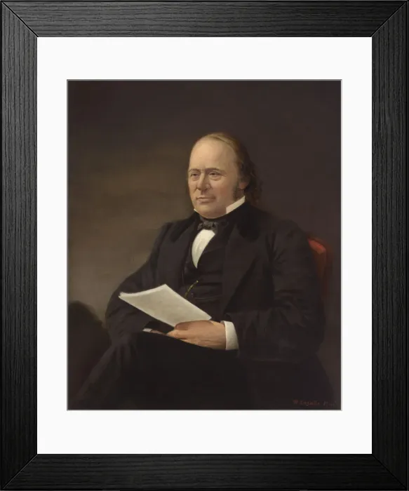 Framed Print : Jean Louis Rodolphe Agassiz, 1872-1873. Creator: Walter Ingalls Framed Print : Jean Louis Rodolphe Agassiz, 1872-1873. Creator: Walter Ingalls