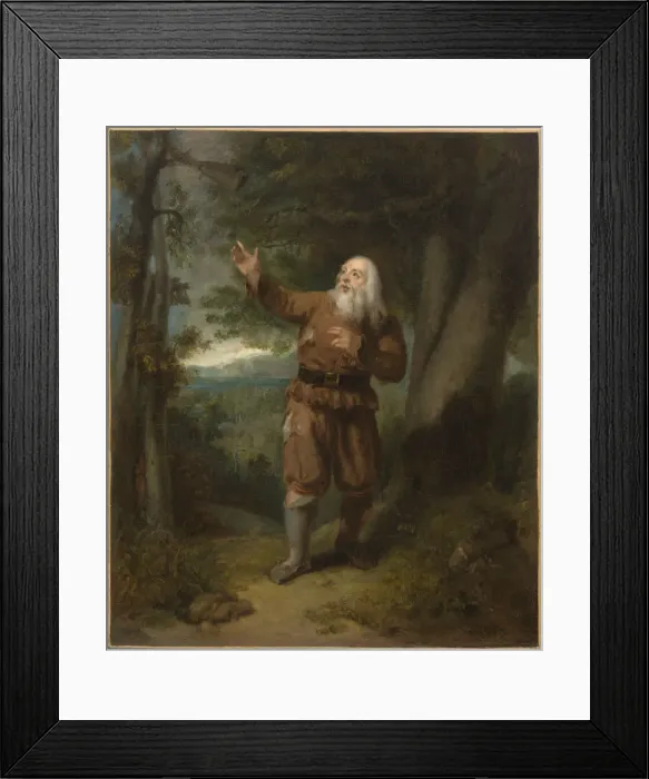 Framed Print : Mr. Hackett, in the Character of Rip Van Winkle, c. 1832. Creator: Henry Inman Framed Print : Mr. Hackett, in the Character of Rip Van Winkle, c. 1832. Creator: Henry Inman