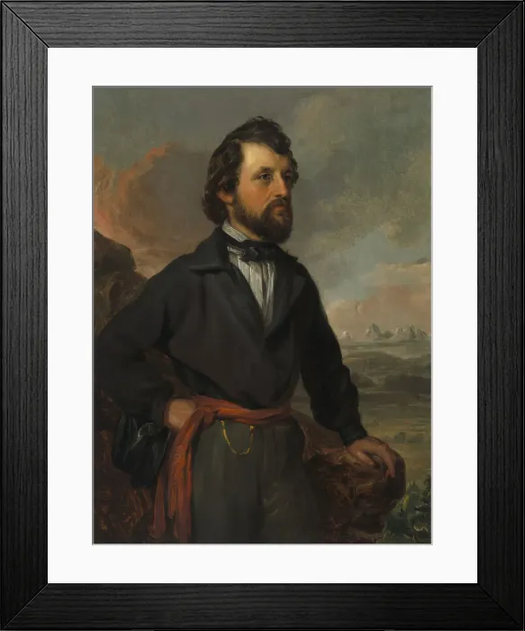 Framed Print : John Charles Fremont, 19th century. Creator: William Smith Jewett Framed Print : John Charles Fremont, 19th century. Creator: William Smith Jewett