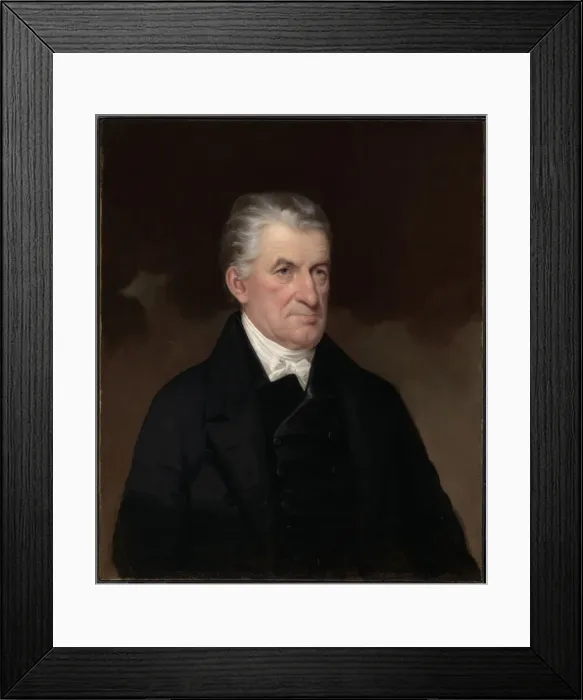 Framed Print : Lyman Beecher, 1842. Creator: James Henry Beard Framed Print : Lyman Beecher, 1842. Creator: James Henry Beard