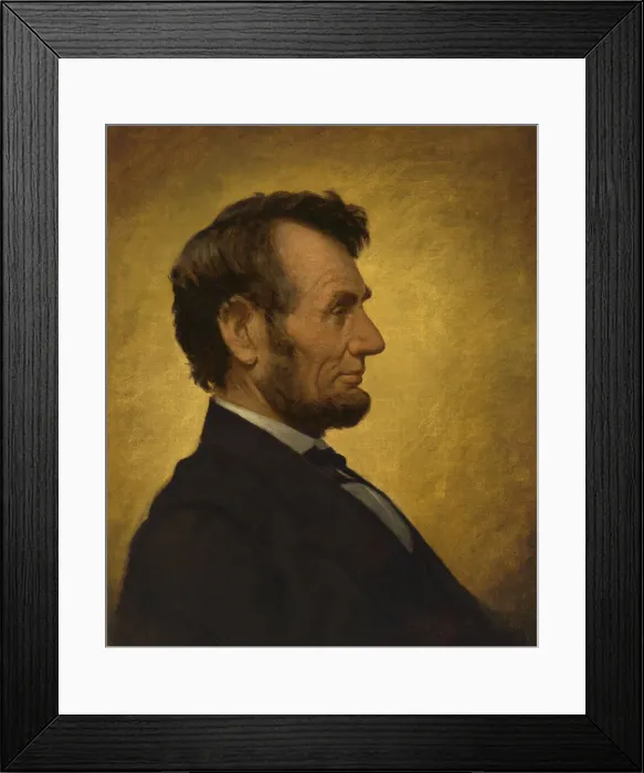 Framed Print : Abraham Lincoln, 1864. Creator: William Willard Framed Print : Abraham Lincoln, 1864. Creator: William Willard