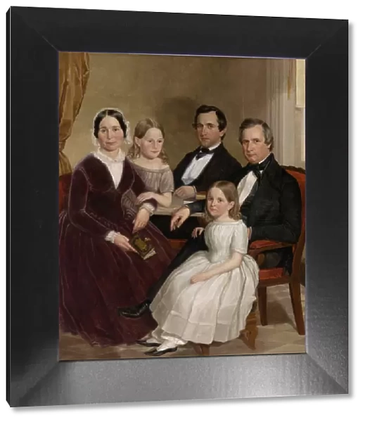 William Jervis Hough and Family, c. 1852-1853. Creator: J. Brayton Wilcox