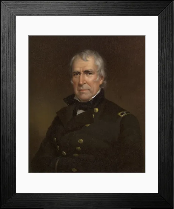 Framed Print : Zachary Taylor, 1848. Creator: James Reid Lambdin Framed Print : Zachary Taylor, 1848. Creator: James Reid Lambdin