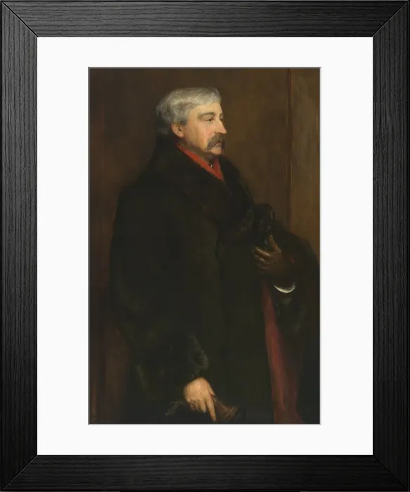 Framed Print : Bret Harte, 1884. Creator: John Pettie Framed Print : Bret Harte, 1884. Creator: John Pettie