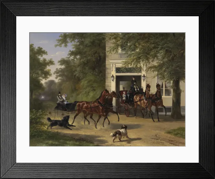 Framed Print : August Belmont and Isabel Perry, 1854. Creator: Wouterus Verschuur Framed Print : August Belmont and Isabel Perry, 1854. Creator: Wouterus Verschuur