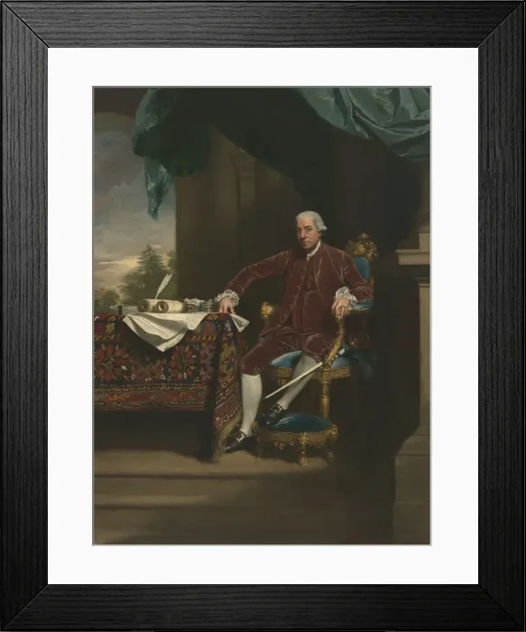 Framed Print : Henry Laurens, 1782. Creator: John Singleton Copley Framed Print : Henry Laurens, 1782. Creator: John Singleton Copley