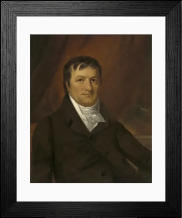 Framed Print : John Jacob Astor, c. 1825. Creator: John Wesley Jarvis Framed Print : John Jacob Astor, c. 1825. Creator: John Wesley Jarvis