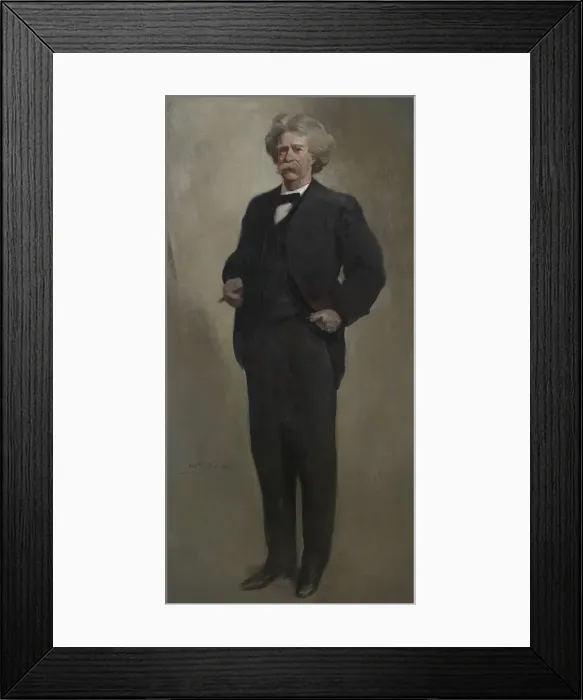 Framed Print : Samuel L. Clemens (Mark Twain), 1912 or 1913. Creator: John White Alexander Framed Print : Samuel L. Clemens (Mark Twain), 1912 or 1913. Creator: John White Alexander
