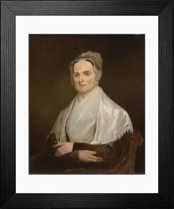 Framed Print : Lucretia Coffin Mott, 1842. Creator: Joseph Kyle Framed Print : Lucretia Coffin Mott, 1842. Creator: Joseph Kyle