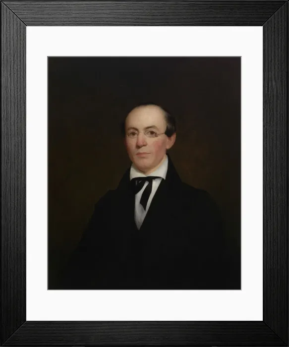 Framed Print : William Lloyd Garrison, 1833. Creator: Nathaniel Jocelyn