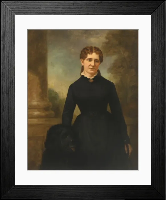 Framed Print : Caroline Chrysler Lee, 1889. Creator: John Horsburgh Framed Print : Caroline Chrysler Lee, 1889. Creator: John Horsburgh