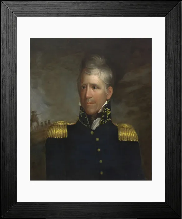Framed Print : Andrew Jackson, 1817?. Creator: Ralph EW Earl Framed Print : Andrew Jackson, 1817?. Creator: Ralph EW Earl