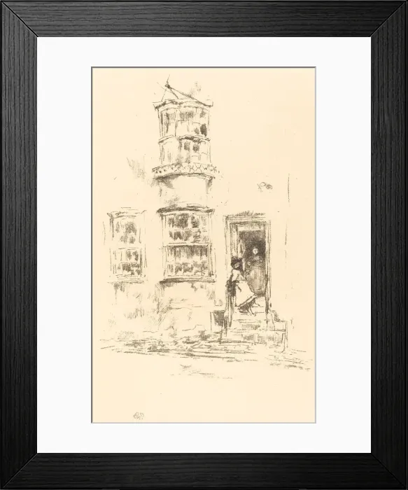 Framed Print : The Little Steps, Lyme Regis, 1895 / 1896. Creator: James Abbott McNeill Whistler Framed Print : The Little Steps, Lyme Regis, 1895 / 1896. Creator: James Abbott McNeill Whistler