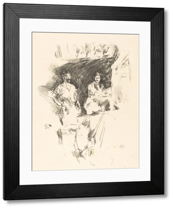 Framed Print : The Brothers, 1895 / 1896. Creator: James Abbott McNeill Whistler Framed Print : The Brothers, 1895 / 1896. Creator: James Abbott McNeill Whistler