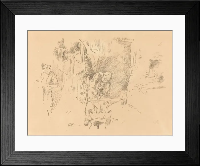 Framed Print : The Sunny Smithy, 1895. Creator: James Abbott McNeill Whistler
