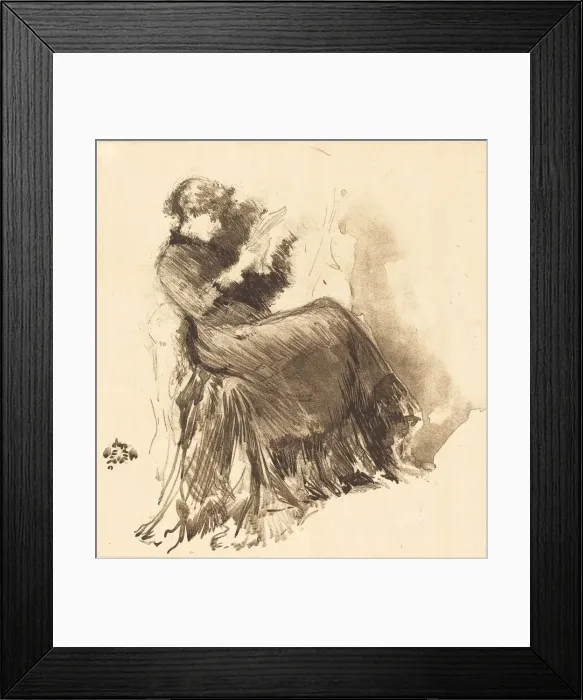 Framed Print : Study, 1878. Creator: James Abbott McNeill Whistler Framed Print : Study, 1878. Creator: James Abbott McNeill Whistler
