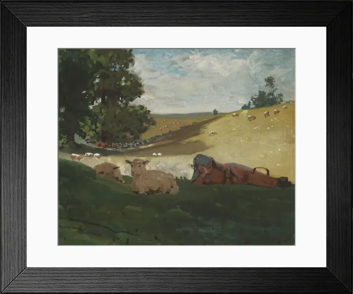 Framed Print : Warm Afternoon, 1878. Creator: Winslow Homer Framed Print : Warm Afternoon, 1878. Creator: Winslow Homer
