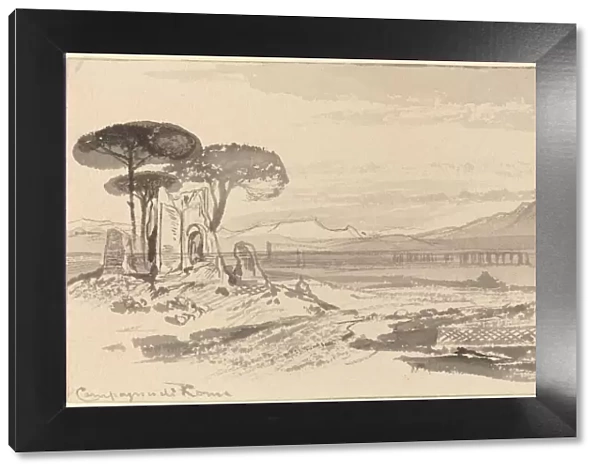 Campagna di Roma, 1884  /  1885. Creator: Edward Lear