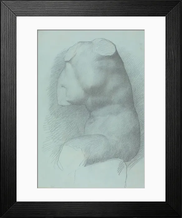 Framed Print : Study from the Antique. Creator: Alphonse Legros Framed Print : Study from the Antique. Creator: Alphonse Legros