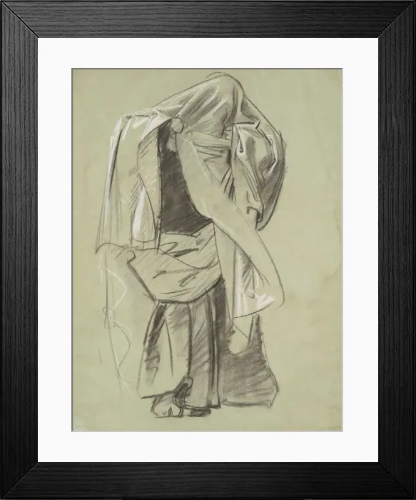 Framed Print : Study for Frieze of Prophets, 1890-1892. Creator: John Singer Sargent Framed Print : Study for Frieze of Prophets, 1890-1892. Creator: John Singer Sargent