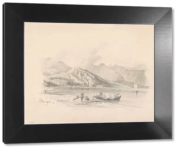 Lake Shore, Menaggio [recto], 1869. Creator: John Singer Sargent