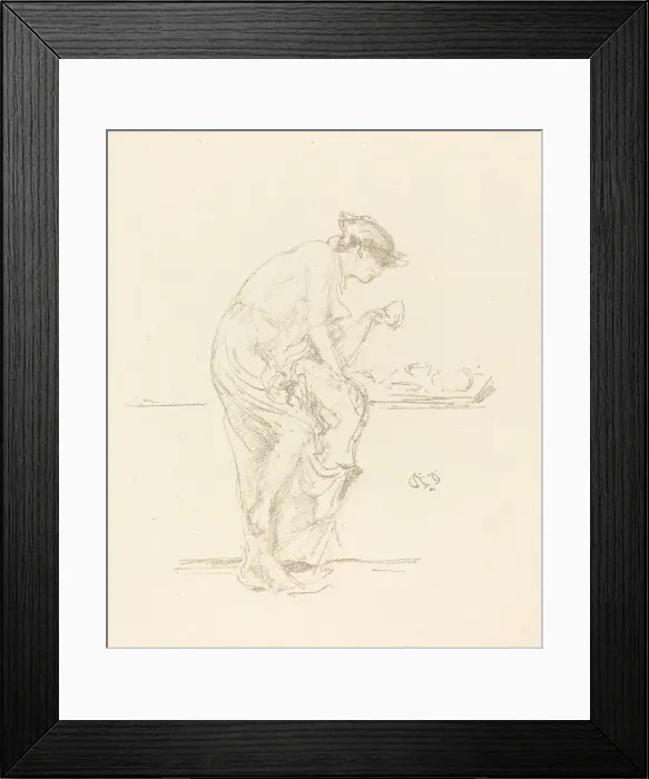 Framed Print : The Horoscope, c. 1889. Creator: James Abbott McNeill Whistler Framed Print : The Horoscope, c. 1889. Creator: James Abbott McNeill Whistler