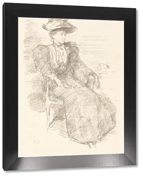 A Portrait: Mildred Howells, 1894  /  1896. Creator: James Abbott McNeill Whistler
