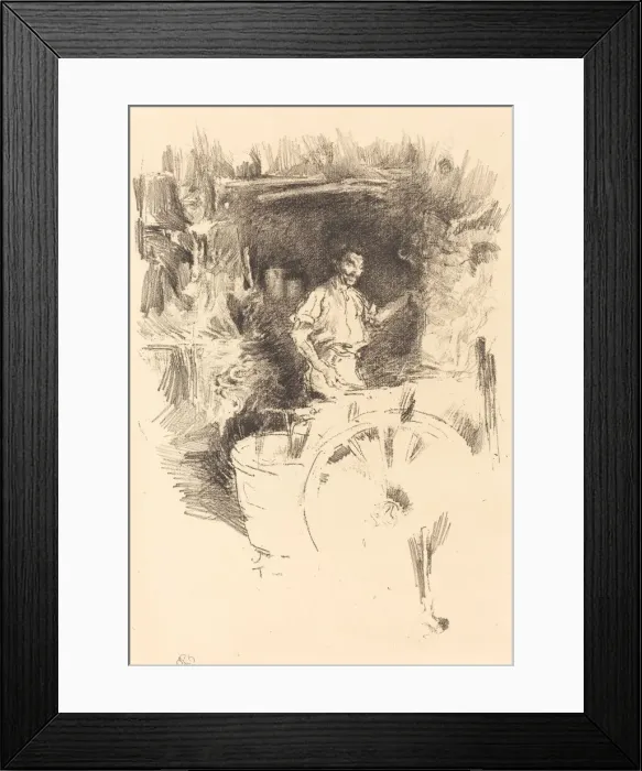 Framed Print : The Blacksmith, 1895 / 1896. Creator: James Abbott McNeill Whistler Framed Print : The Blacksmith, 1895 / 1896. Creator: James Abbott McNeill Whistler