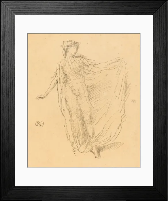 Framed Print : The Dancing Girl, 1889. Creator: James Abbott McNeill Whistler Framed Print : The Dancing Girl, 1889. Creator: James Abbott McNeill Whistler