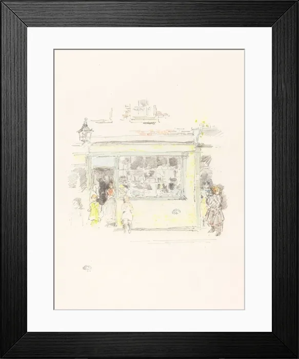 Framed Print : Drury Lane Rags, 1888. Creator: James Abbott McNeill Whistler Framed Print : Drury Lane Rags, 1888. Creator: James Abbott McNeill Whistler