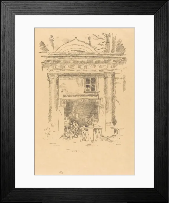 Framed Print : The Whitesmiths, Impasse des Carmelites, 1894. Creator Framed Print : The Whitesmiths, Impasse des Carmelites, 1894. Creator
