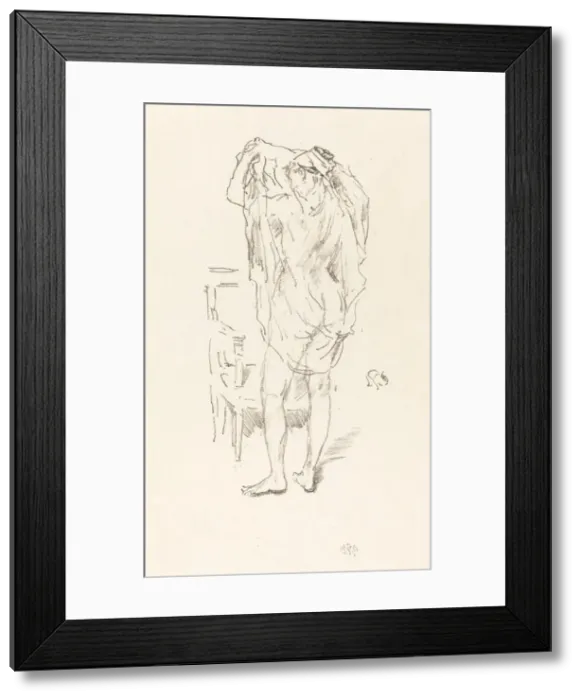 Framed Print : Study, 1894. Creator: James Abbott McNeill Whistler Framed Print : Study, 1894. Creator: James Abbott McNeill Whistler