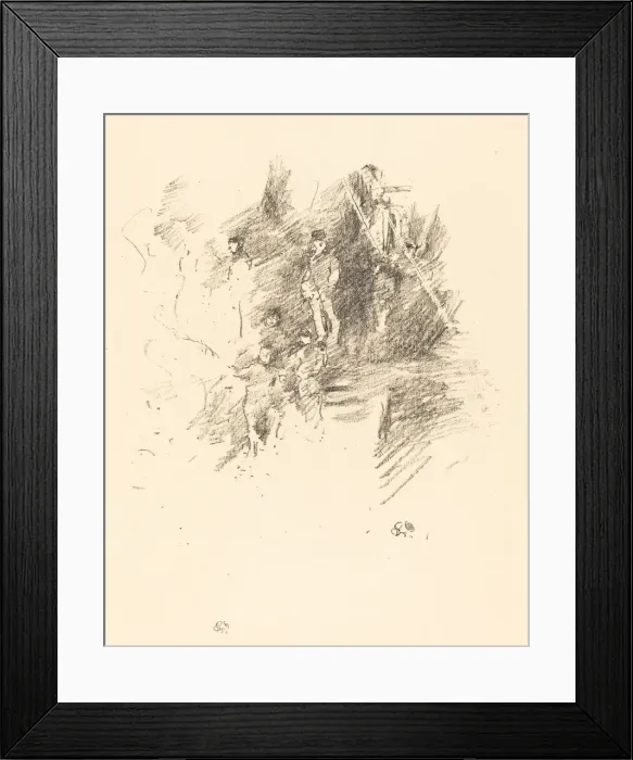 Framed Print : Fifth of November, 1895. Creator: James Abbott McNeill Whistler Framed Print : Fifth of November, 1895. Creator: James Abbott McNeill Whistler