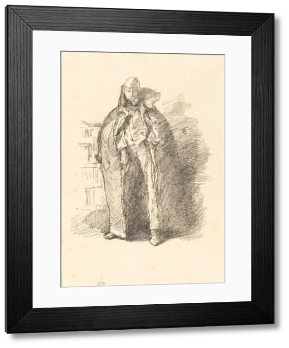 Framed Print : The Russian Schube, 1896. Creator: James Abbott McNeill Whistler Framed Print : The Russian Schube, 1896. Creator: James Abbott McNeill Whistler
