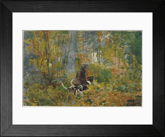 Framed Print : On the Trail, 1889. Creator: Winslow Homer Framed Print : On the Trail, 1889. Creator: Winslow Homer