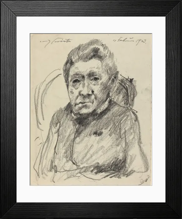 Framed Print : Mrs. Hedwig Berend, 1923. Creator: Lovis Corinth Framed Print : Mrs. Hedwig Berend, 1923. Creator: Lovis Corinth