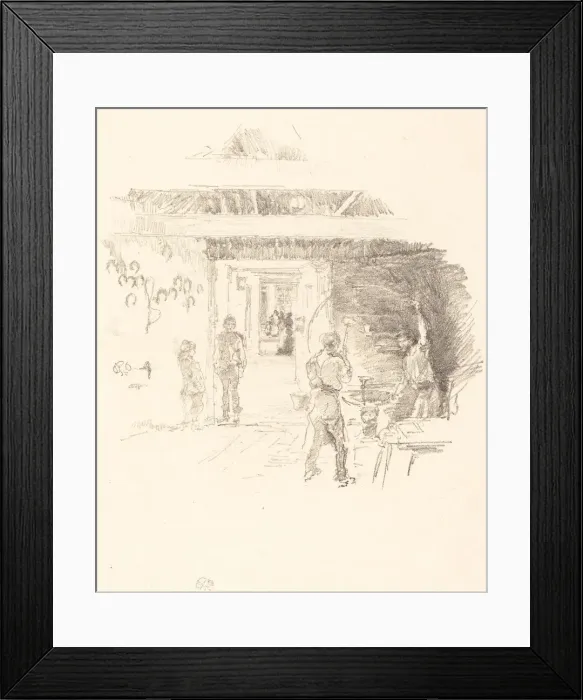 Framed Print : The Tyresmith, 1890. Creator: James Abbott McNeill Whistler Framed Print : The Tyresmith, 1890. Creator: James Abbott McNeill Whistler