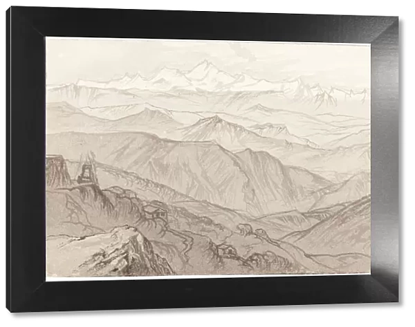 Mount Kinchinjunga (All Things Fair), 1874. Creator: Edward Lear