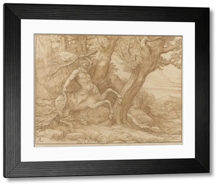 Framed Print : Centaur with Branches. Creator: Alphonse Legros