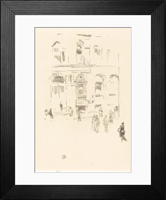 Framed Print : Victoria Club, 1879 / 1887. Creator: James Abbott McNeill Whistler Framed Print : Victoria Club, 1879 / 1887. Creator: James Abbott McNeill Whistler