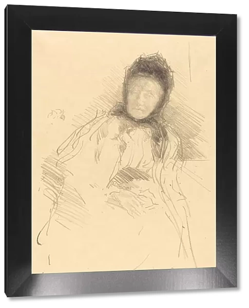 Unfinished Sketch of Lady Haden, 1895. Creator: James Abbott McNeill Whistler