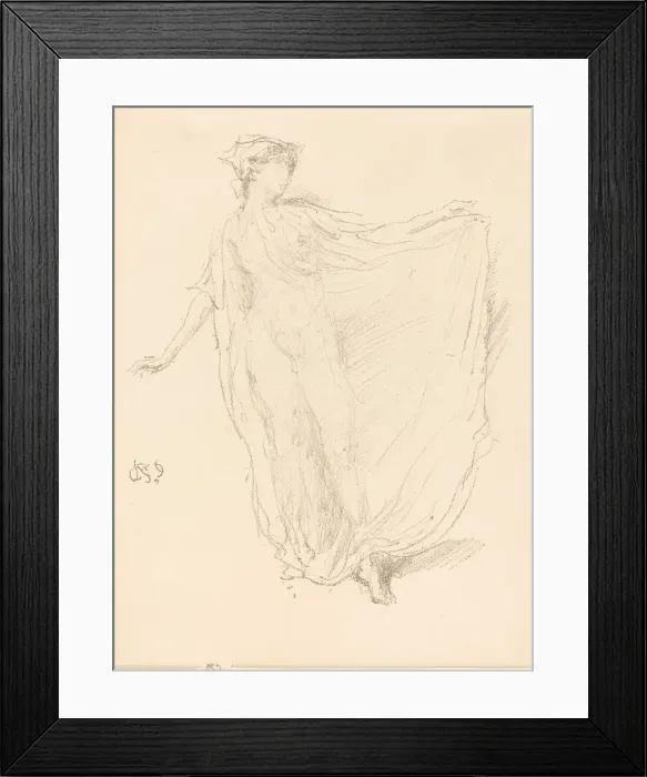 Framed Print : The Dancing Girl, 1889. Creator: James Abbott McNeill Whistler Framed Print : The Dancing Girl, 1889. Creator: James Abbott McNeill Whistler
