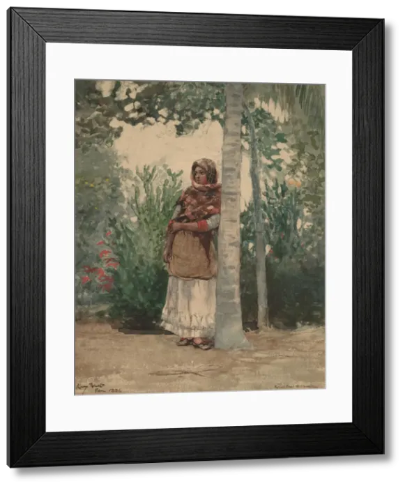 Framed Print : Under a Palm Tree, 1886. Creator: Winslow Homer Framed Print : Under a Palm Tree, 1886. Creator: Winslow Homer