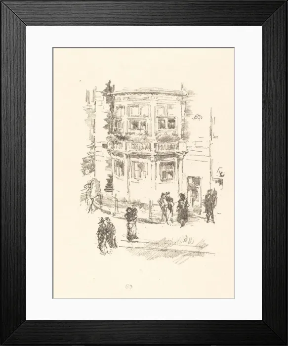 Framed Print : The Managers Window, Gaiety Theatre, 1896. Creator: James Abbott McNeill Whistler Framed Print : The Managers Window, Gaiety Theatre, 1896. Creator: James Abbott McNeill Whistler