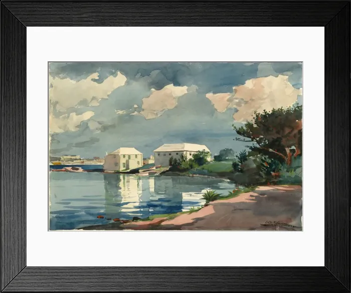 Framed Print : Salt Kettle, Bermuda, 1899. Creator: Winslow Homer Framed Print : Salt Kettle, Bermuda, 1899. Creator: Winslow Homer