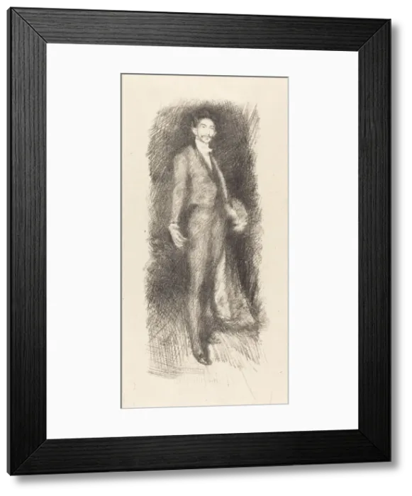 Framed Print : Count Robert de Montesquiou, No. 2, 1894. Creator: James Abbott McNeill Whistler Framed Print : Count Robert de Montesquiou, No. 2, 1894. Creator: James Abbott McNeill Whistler