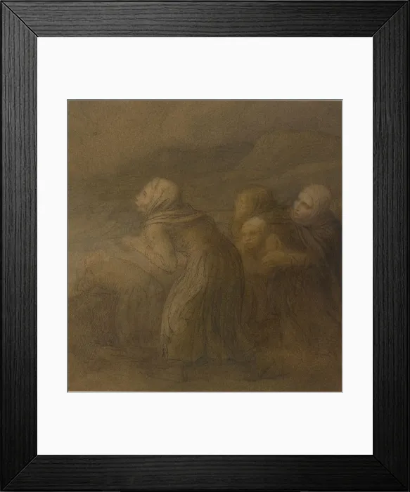 Framed Print : Boat in Trouble. Creator: Alphonse Legros Framed Print : Boat in Trouble. Creator: Alphonse Legros