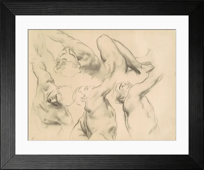 Framed Print : Studies for Heaven'and Hell, 1903-1916 Framed Print : Studies for Heaven'and Hell, 1903-1916