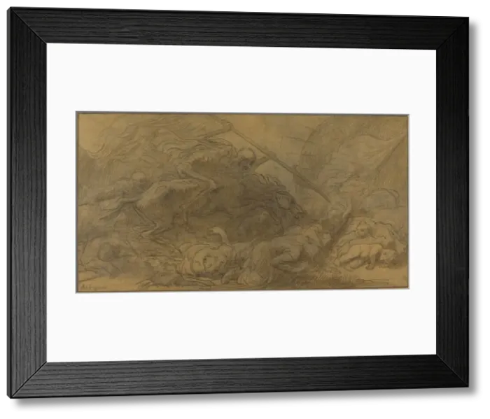 Framed Print : After the Battle. Creator: Alphonse Legros Framed Print : After the Battle. Creator: Alphonse Legros